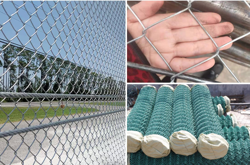 Sustainable Wholesale Industry hot Dipped Galvanized Wire Mesh Chain Link Fence For Baseball Fields