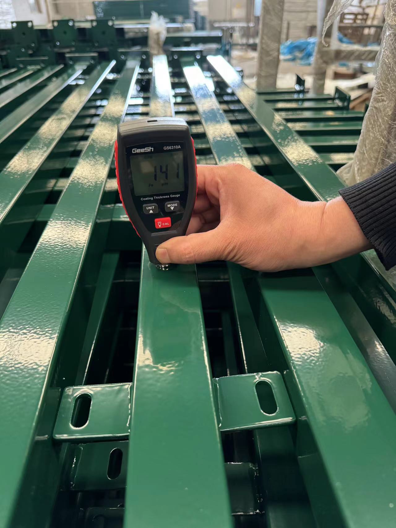 Fence product inspection before shipment