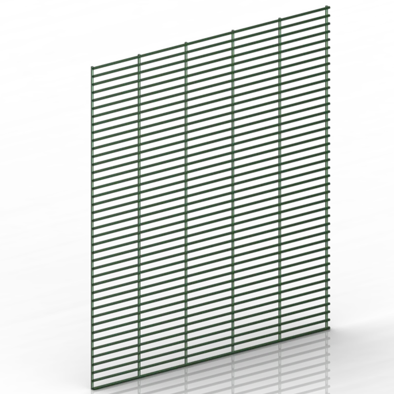 358 welded wire mesh panel showing the dense anti-climb aperture